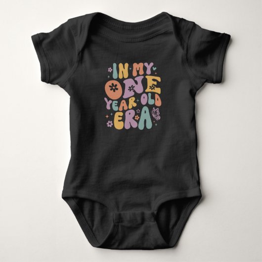 Eerste verjaardag 'One Year Old Era' Romper (Voorkant)
