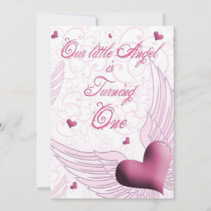 Eerste verjaardag - Our Little Angel Kaart