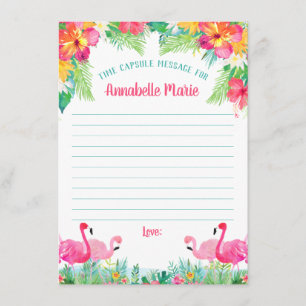 Eerste Verjaardag Tijd Capsule Kaart