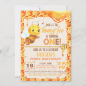 Eerste verjaardag uitnodiging (Voorkant)