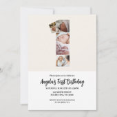 Eerste verjaardag uitnodiging - nummer 1 (Voorkant)