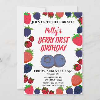 Eerste verjaardag van Berry Kaart