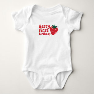 Eerste verjaardag van Berry – Thema voor Berry's 1 Romper