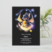 Eerste verjaardag van de Draak Kaart (Staand voorkant)