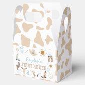 Eerste verjaardag van het rodeo-pastel bedankdoosjes (Geopend)