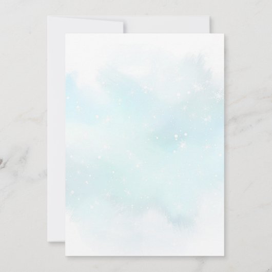 Eerste verjaardag van Kerstmis Snowman Onederful Kaart (Achterkant)