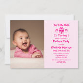 Eerste verjaardag van Little Chick Easter Kaart (Voorkant)