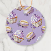 Eerste verjaardag Violet Persoonlijk Bedankt Bedankjes Labels (Achterkant)