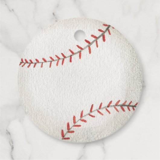 Eerste verjaardagsfeestje honkbal dank u Labels (Achterkant)