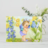 Eerste verjaardagsfeestje prinses kaart (Staand voorkant)