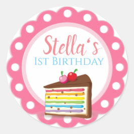 Eerste verjaardagsfeestje stickers