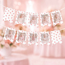 Eerste verjaardagsfoto van Berry Vlaggetjes