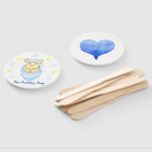 Eerste verjaardagsjongensfeestje handwaaier (Niet-gemonteerd)