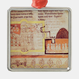 Eerste verschijning van de zoon van Man Metalen Ornament