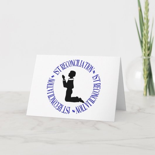 eerste verzoening - biecht kaart (Voorkant)