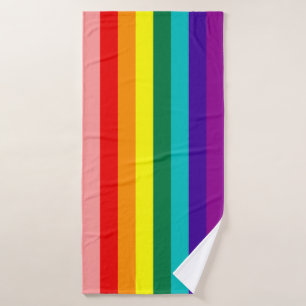 Eerste vlag voor regenboogpride badhanddoek