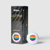 Eerste vlag voor regenboogpride golfballen (Verpakking)
