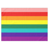 Eerste vlag voor regenboogpride tafelkleed (Voorkant (Horizontaal))