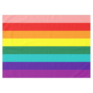 Eerste vlag voor regenboogpride tafelkleed