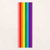 Eerste vlag voor regenboogpride yogamat (Voorkant)
