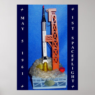 Eerste vliegdruk poster