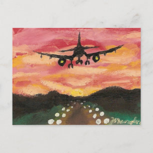 Eerste vlucht briefkaart
