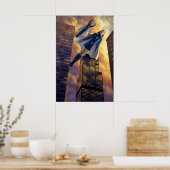 Eerste vlucht poster (Keuken)