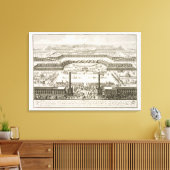 Eerste voorstel voor het Schonbrunn-paleis in Wene Canvas Afdruk (Insitu (Woonkamer))