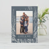 Eerste vorst feestdagenkaart (Staand voorkant)