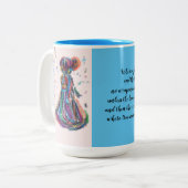 eerste vrouw in de mok (Voorkant links)