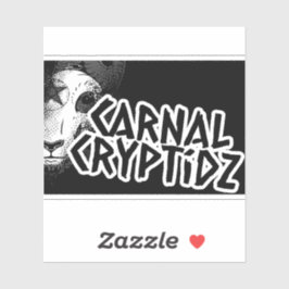 Eerste waarnemingen Carnal Cryptidz Sticker
