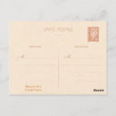 Eerste Wereldoorlog, generaal Pershing en generaal Briefkaart (Achterkant)