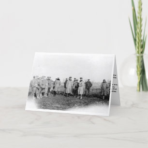 Eerste Wereldoorlog Kerstbestand 1914 Kerstkaart Feestdagen Kaart