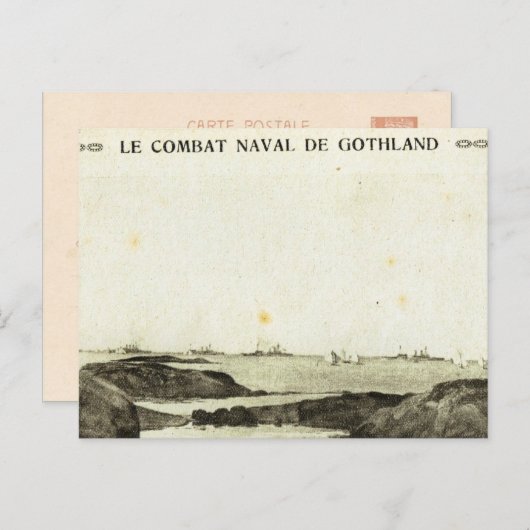Eerste Wereldoorlog, strijd tegen Jutland Briefkaart (Voorkant / Achterkant)