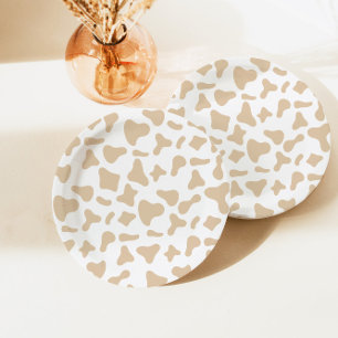 Eerste Westerne Cowboy 1e verjaardag van Rodeo Pap Papieren Bordje