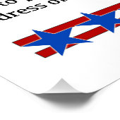 Eerste wijzigingsrecht perfect poster (Hoek)