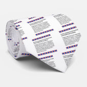 Eerste wijzigingsrecht stropdas (Opgerold)