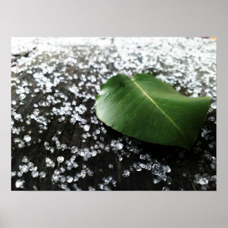 Eerste winterweer poster