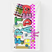 Eerstegraads typografie spandoek (Verticaal)