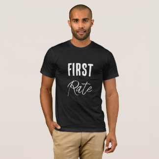 Eersteklas pret & IJdele moderne hint wit T-shirt