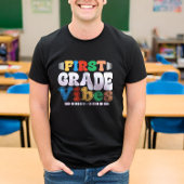 eersteklas vibes terug naar school studenten leraa t-shirt