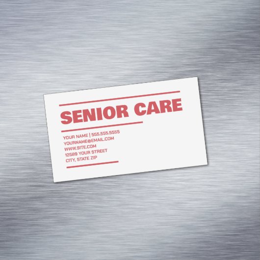 eerstelijnszorg magnetisch visitekaartje (Voorbeeld)