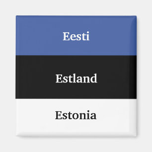 Eesti - Estland - aimant de l'Estonie