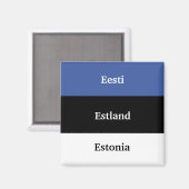 Eesti - Estland - Estonie Magnet (Recto/Verso)