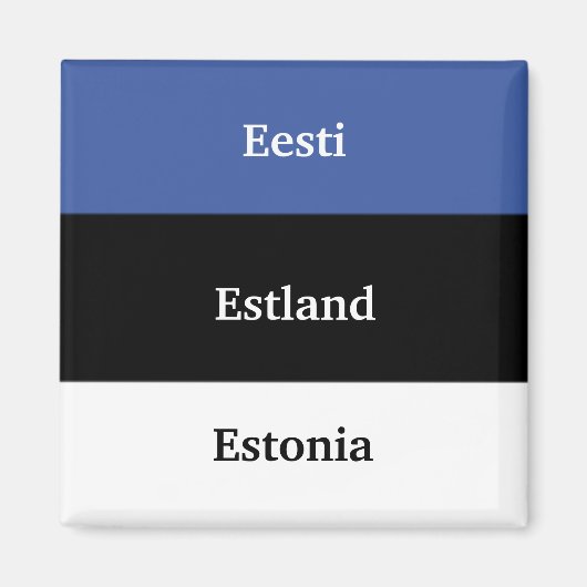 Eesti - Estland - Estonie Magnet (Devant)