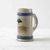 Eesti Lipp/Estse vlag Beer Stein Bierpul (Voorkant rechts)