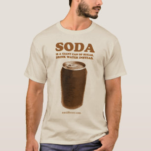 Eet anders: Drink Soda niet T-shirt