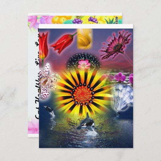 Eet Briefkaart (Voorkant / Achterkant)