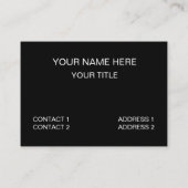 Eet Build Herhaal Grappig Beverdier Visitekaartje (Achterkant)