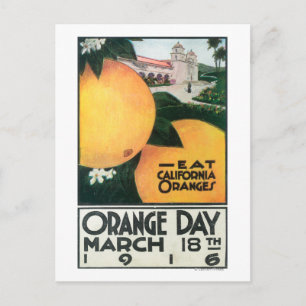 Eet CA-Sinaasappels op Oranje dag Briefkaart